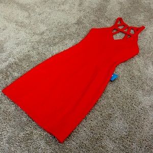 Red dress